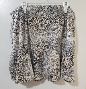 Animal Print Skirt Sz 20